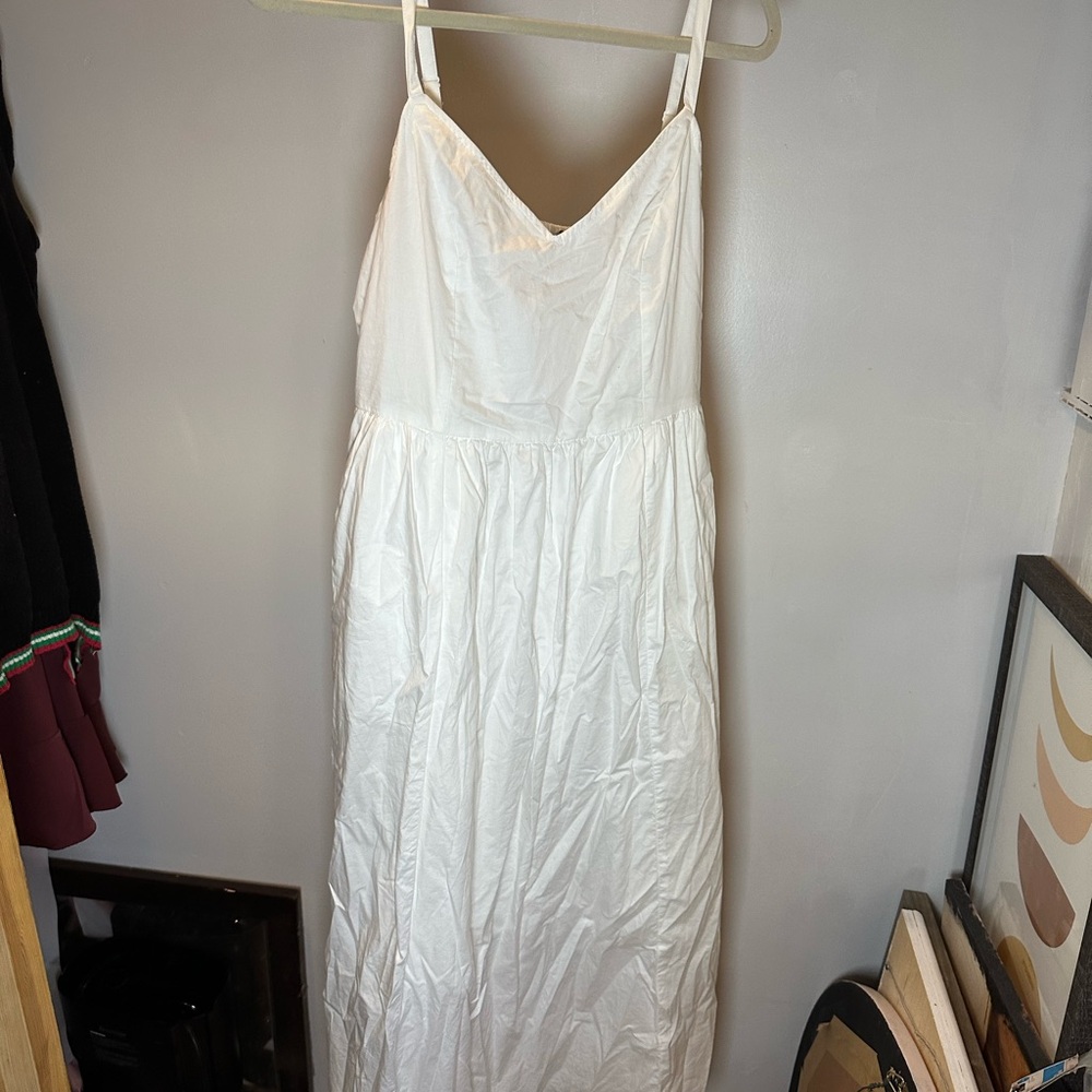 Old Navy White Maxi Dress